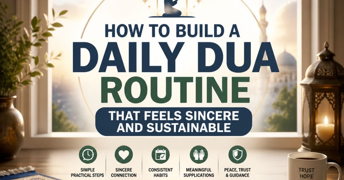 How to Build a Daily Dua Routine That Feels Sincere and Sustainable